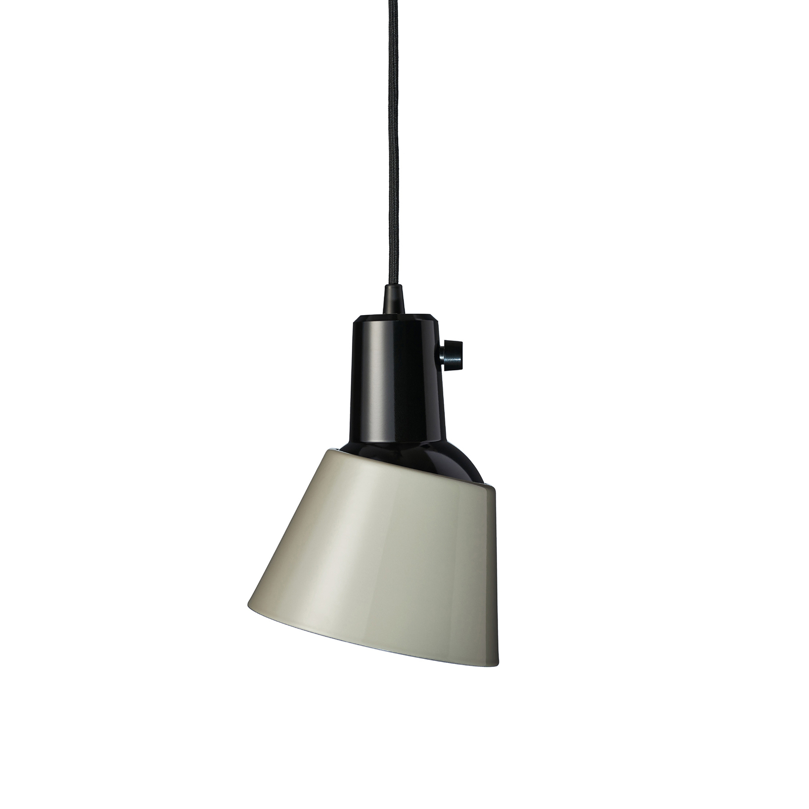 midgard K831 pendant light, enamelled concrete grey