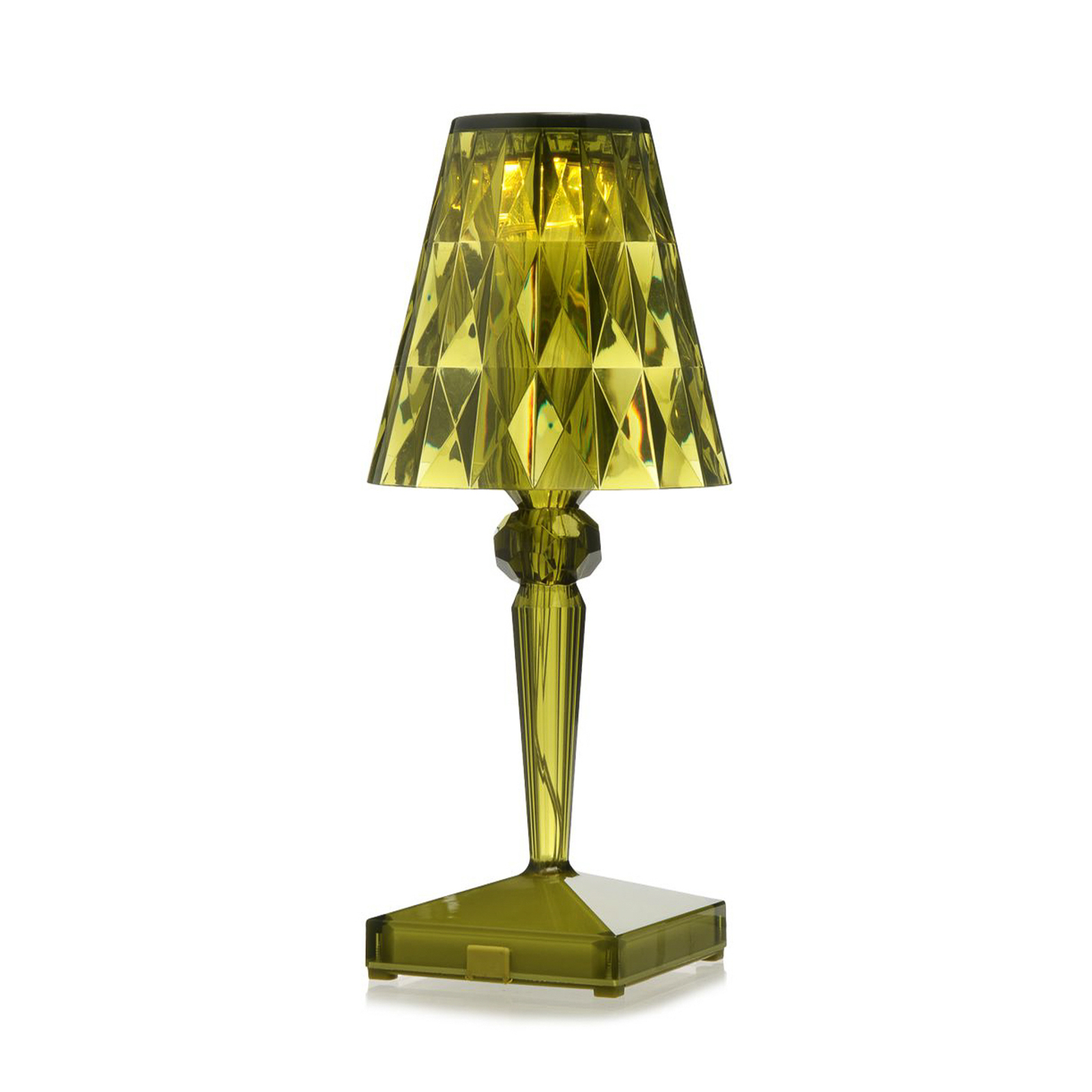 Decorative LED table lamp Battery, IP54, green