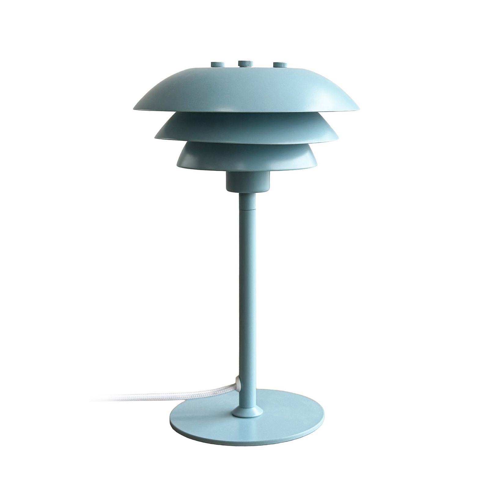 SIXTEEN bordlampe, isblå, metal, E27 – Dyberg Larsen