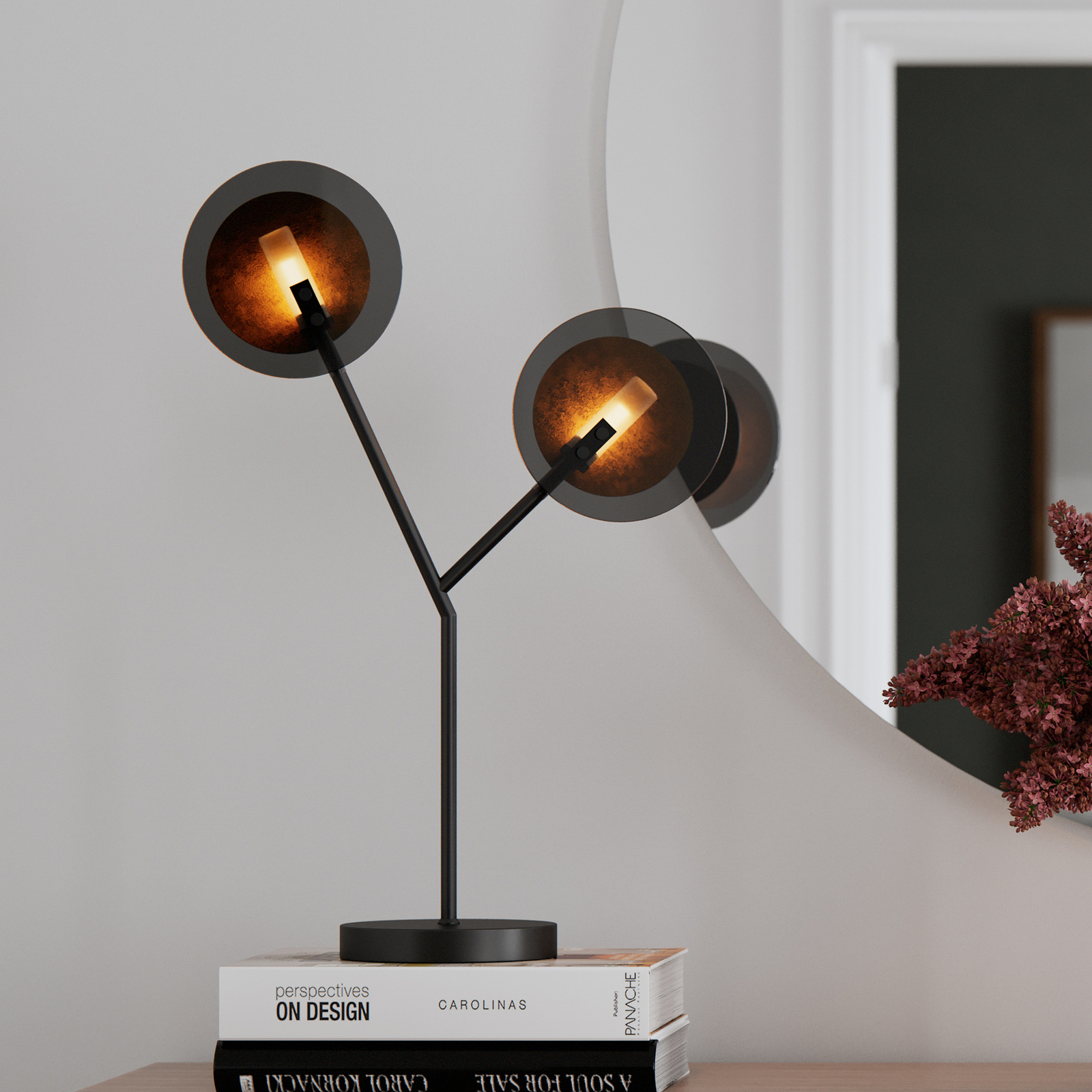 Turno Table Lamp Black/Gold - By Rydéns