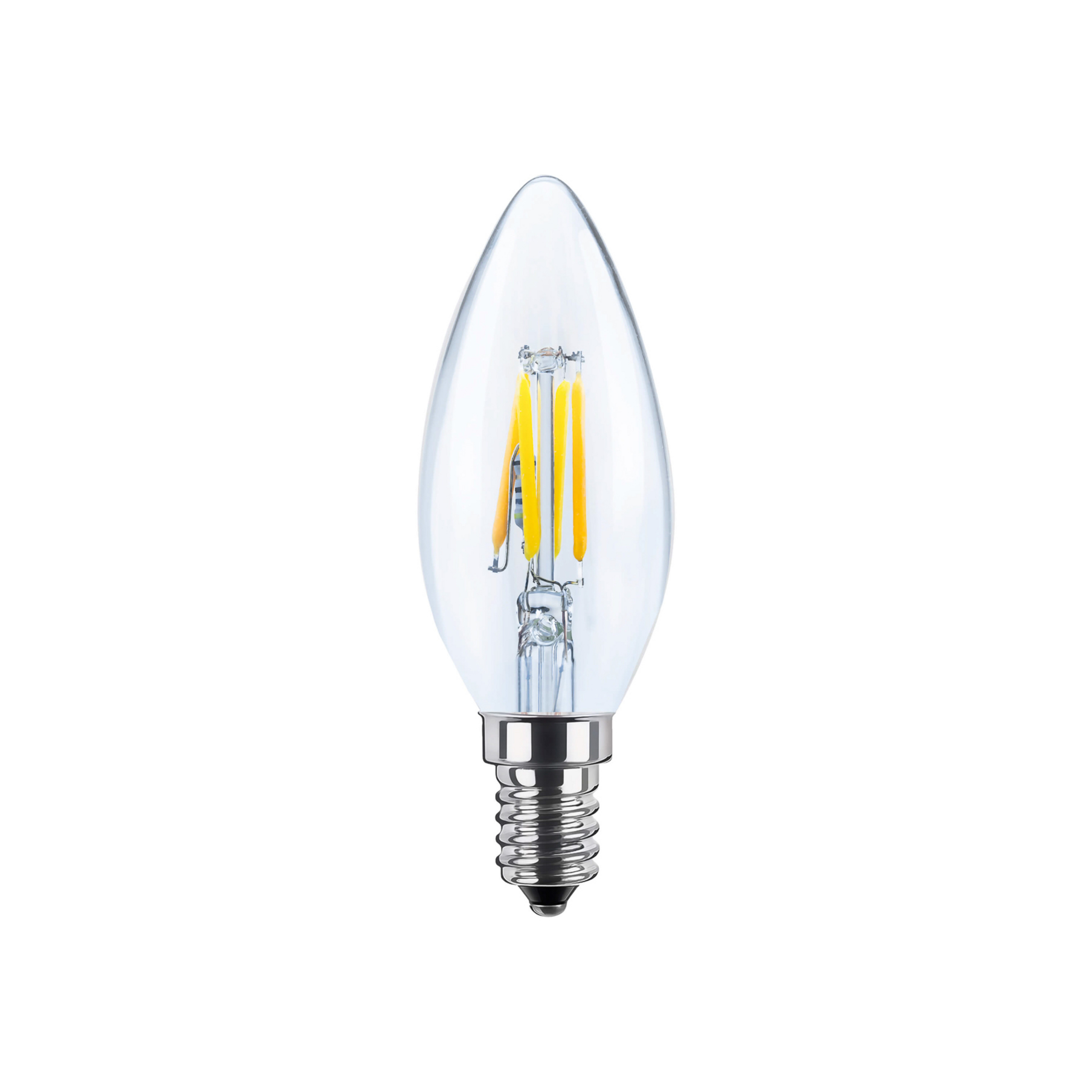 Segula LED E14 3W candela 24V DC filamento chiaro 927 dimmerabile