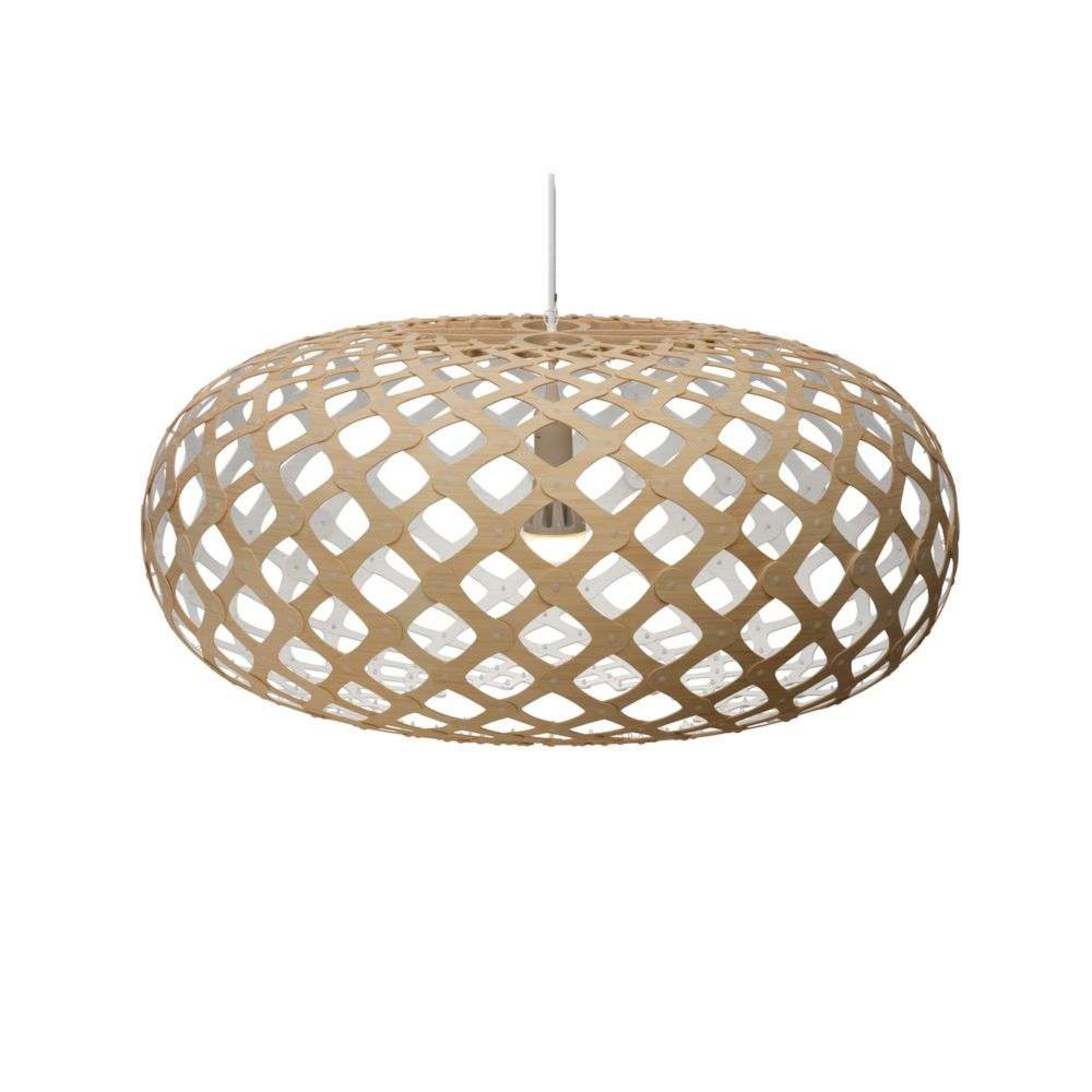 Kina Suspension Ø100 Blanc 1 Côté - David Trubridge