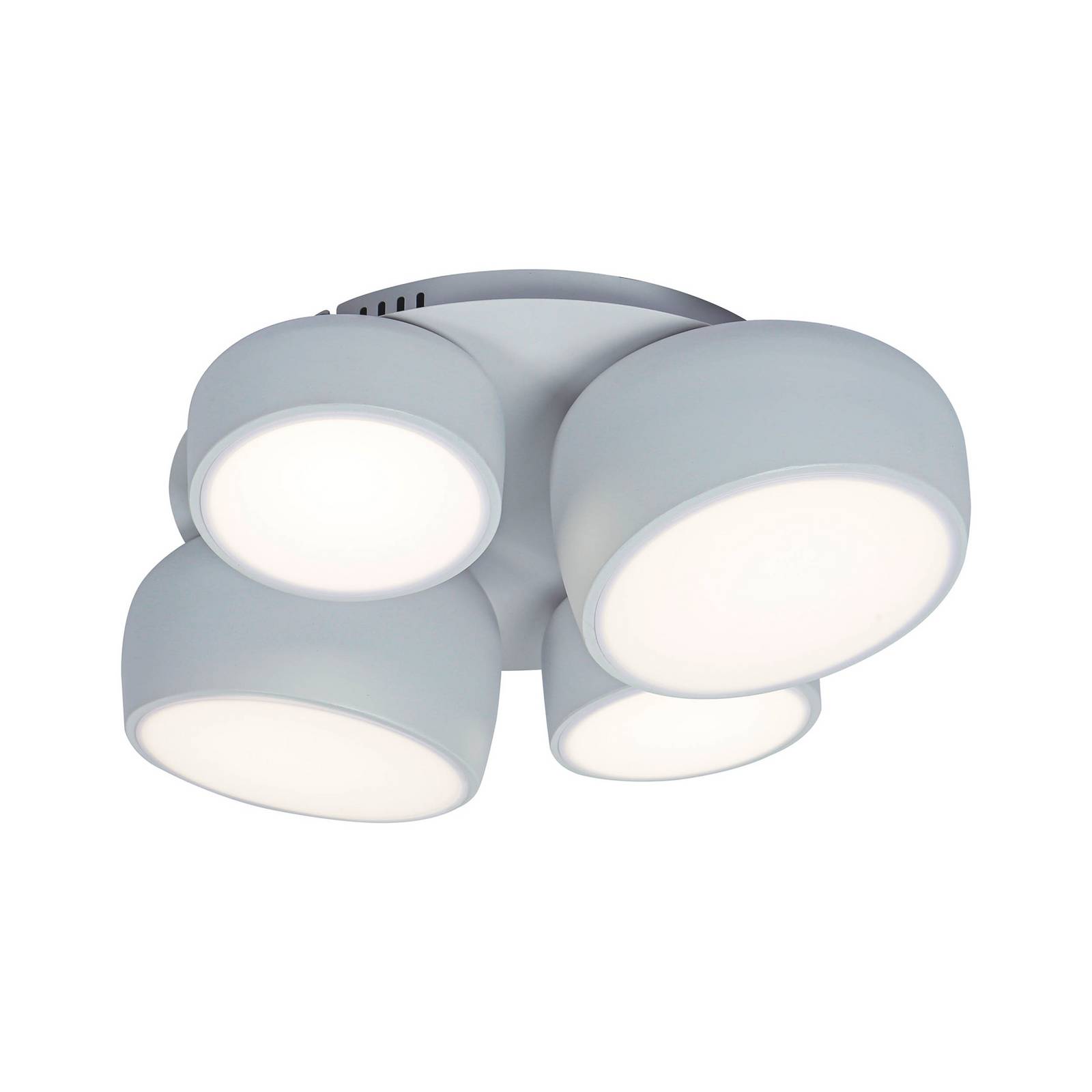 LED-Deckenlampe Eliora, 4-fl., weiß, CCT, Fernbedienung günstig online kaufen