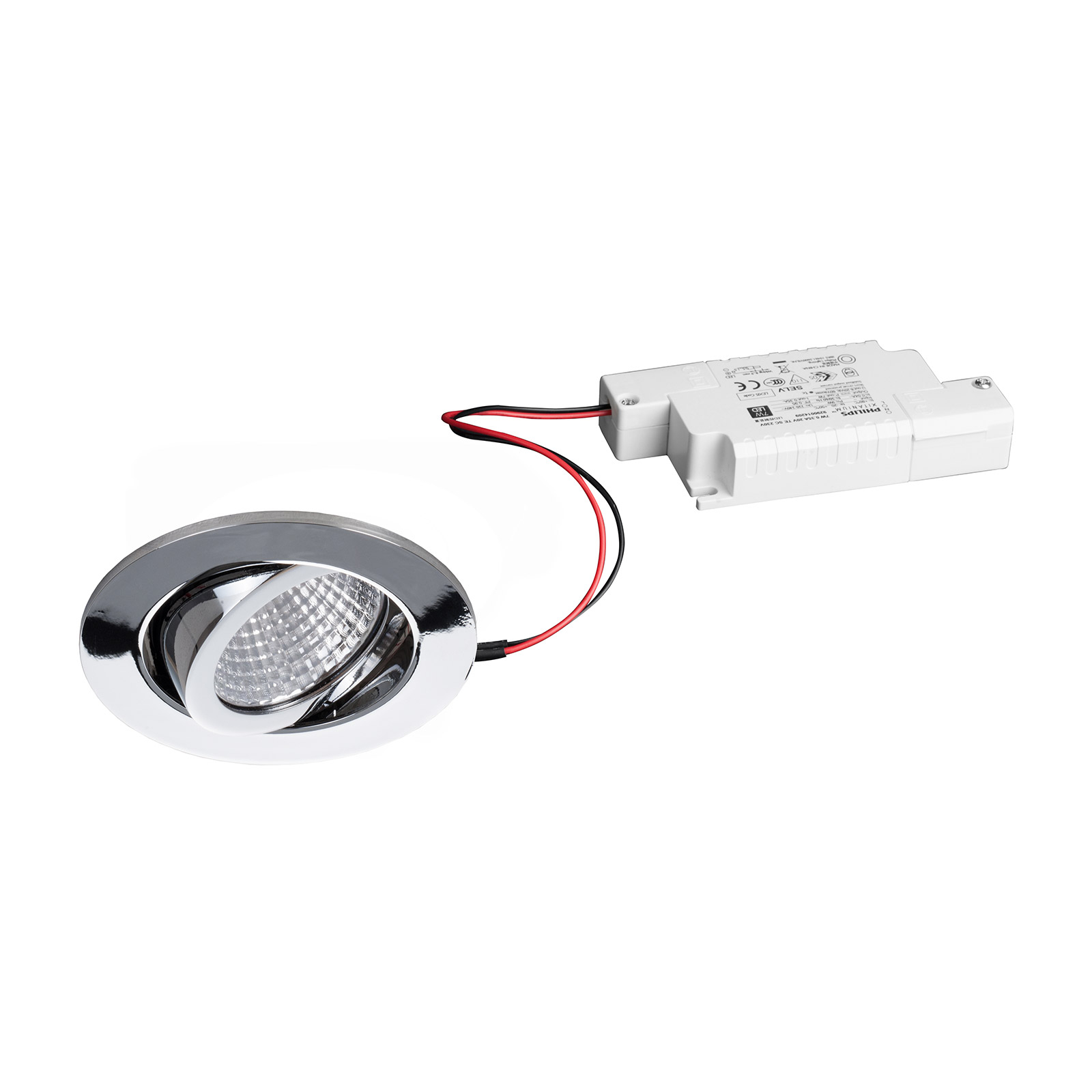 BRUMBERG downlight dimbar 38° rund krom 2 700 K