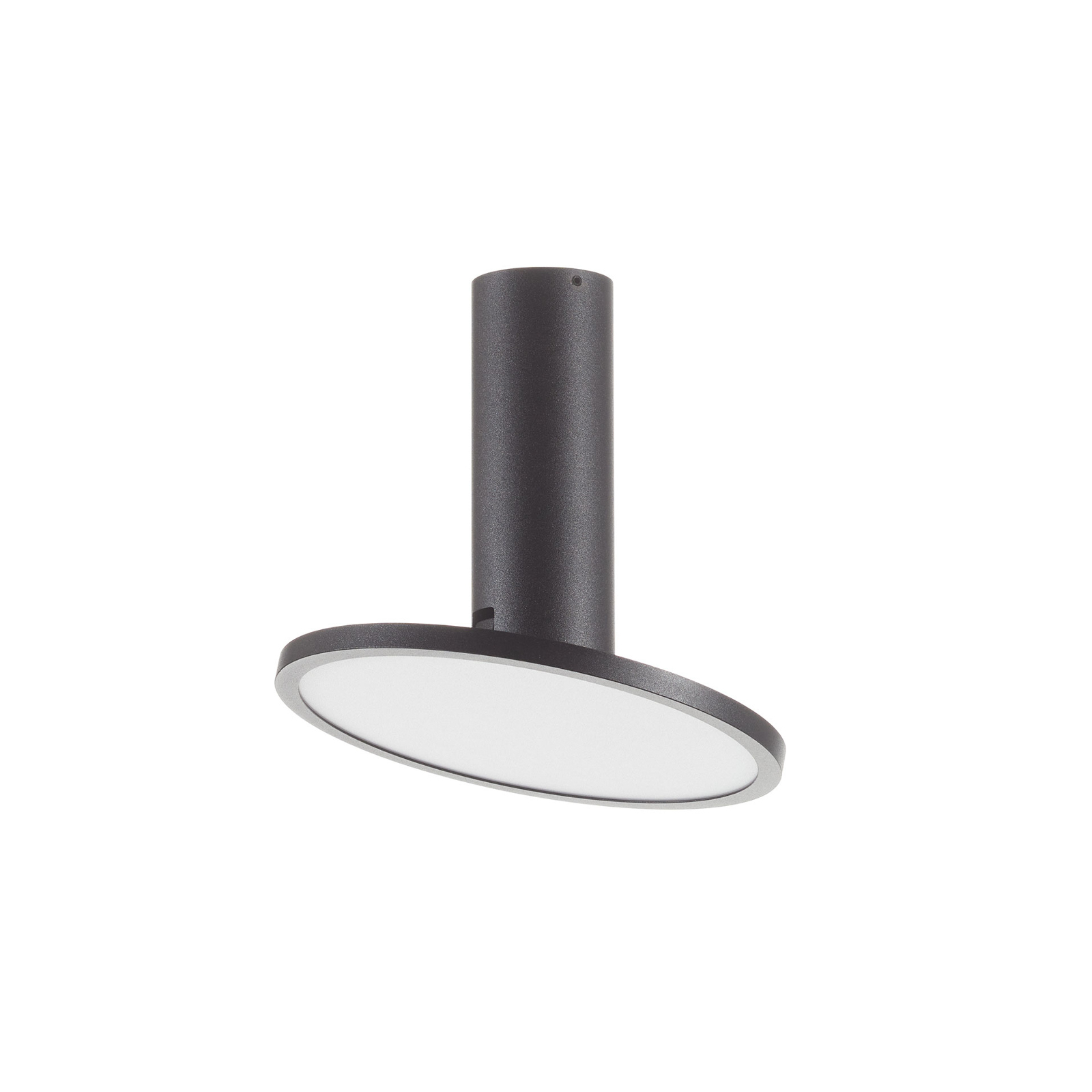 Morgan LED stropna svjetiljka, pomična, crna