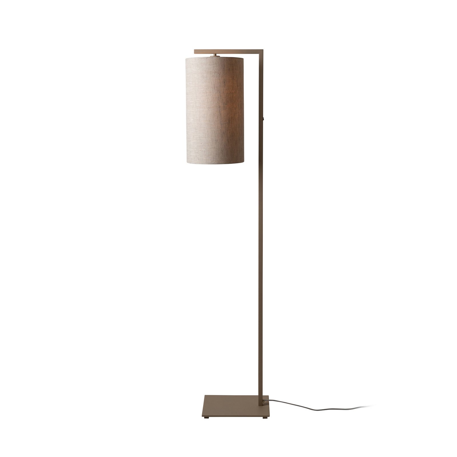 IT'S ABOUT ROMI Stehlampe Boston, Ø25cm, hellgrau/sandfarben