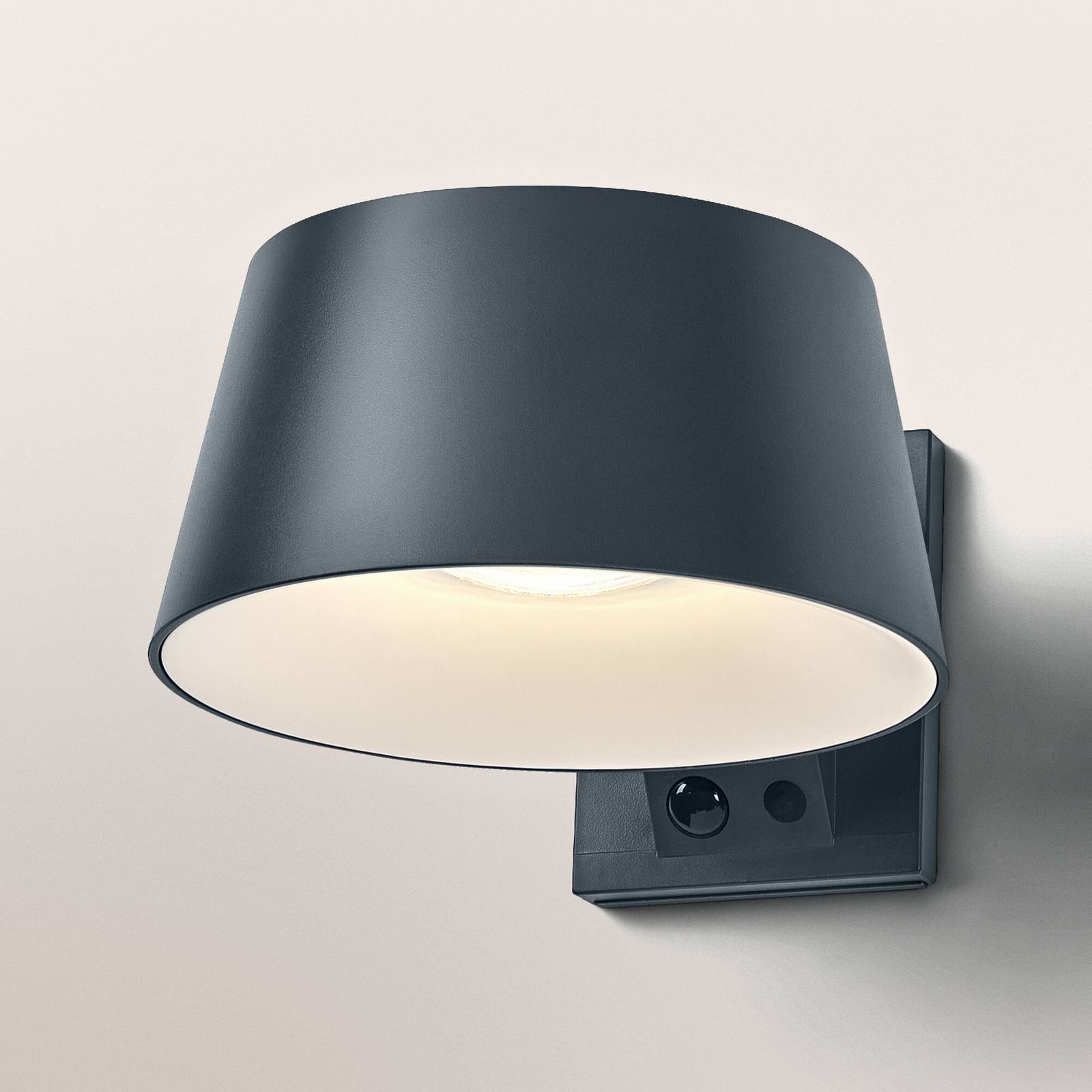 Applique murale solaire OSRAM ENDURA STYLE BRELLA, grise, capteur IP54