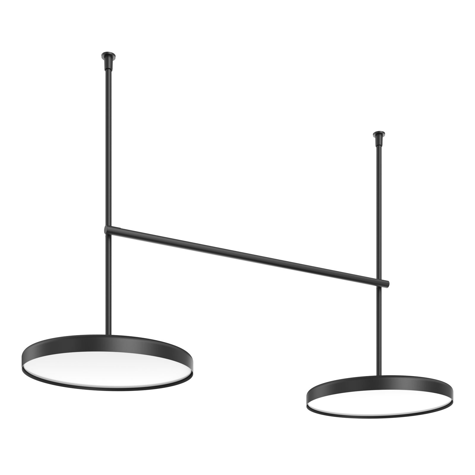 FLOS Infra-Structure C4 LED ceiling lamp black