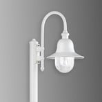 Nios path lamp made of die-cast aluminium, white