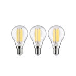 Paulmann Eco-Line LED Teardrop Bulbs E14, Set of 3, 2.5W, 3000K, 525lm