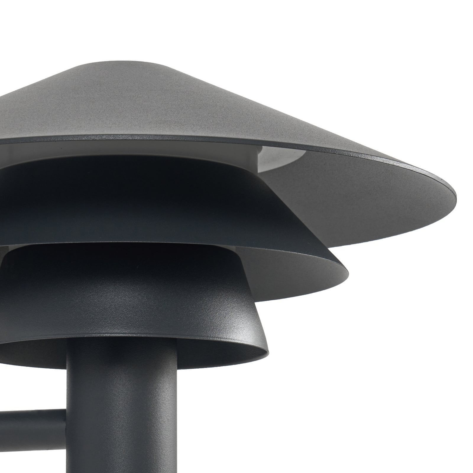 Lucande LED buiten wandlamp Montaro, antraciet, IP54 met sensor