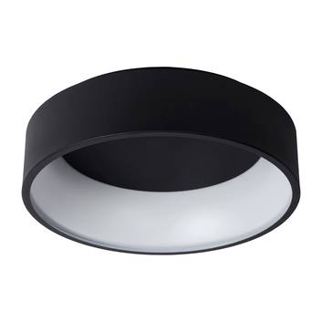 LED-taklampe Talowe, svart Ø 45 cm