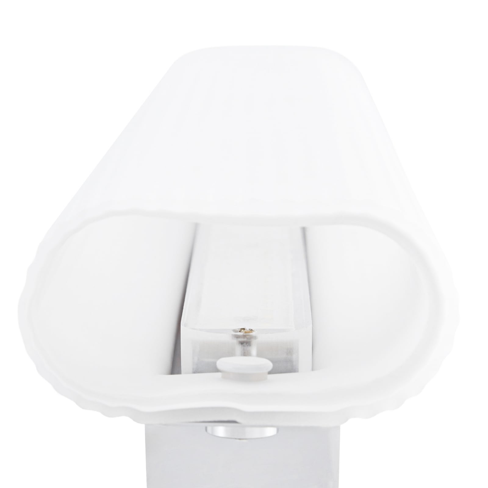 Victoire kylpyhuoneen LED-seinälamppu, 70 cm, valkoinen/kromi, CCT, lasi –