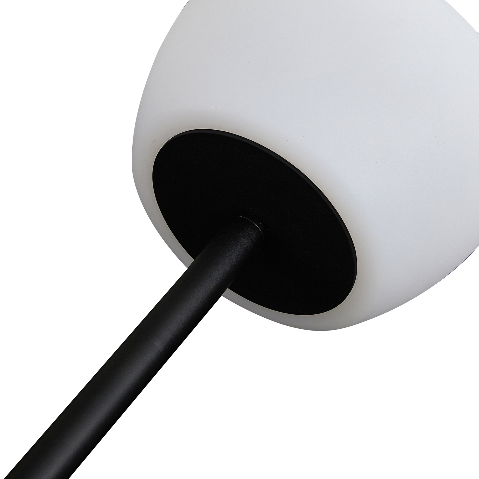 Lucande LED-Außenstehleuchte Heribio, schwarz, Eisen, 153 cm