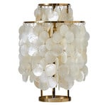 VERPAN Fun 2TM - Mother-of-pearl table lamp, brass