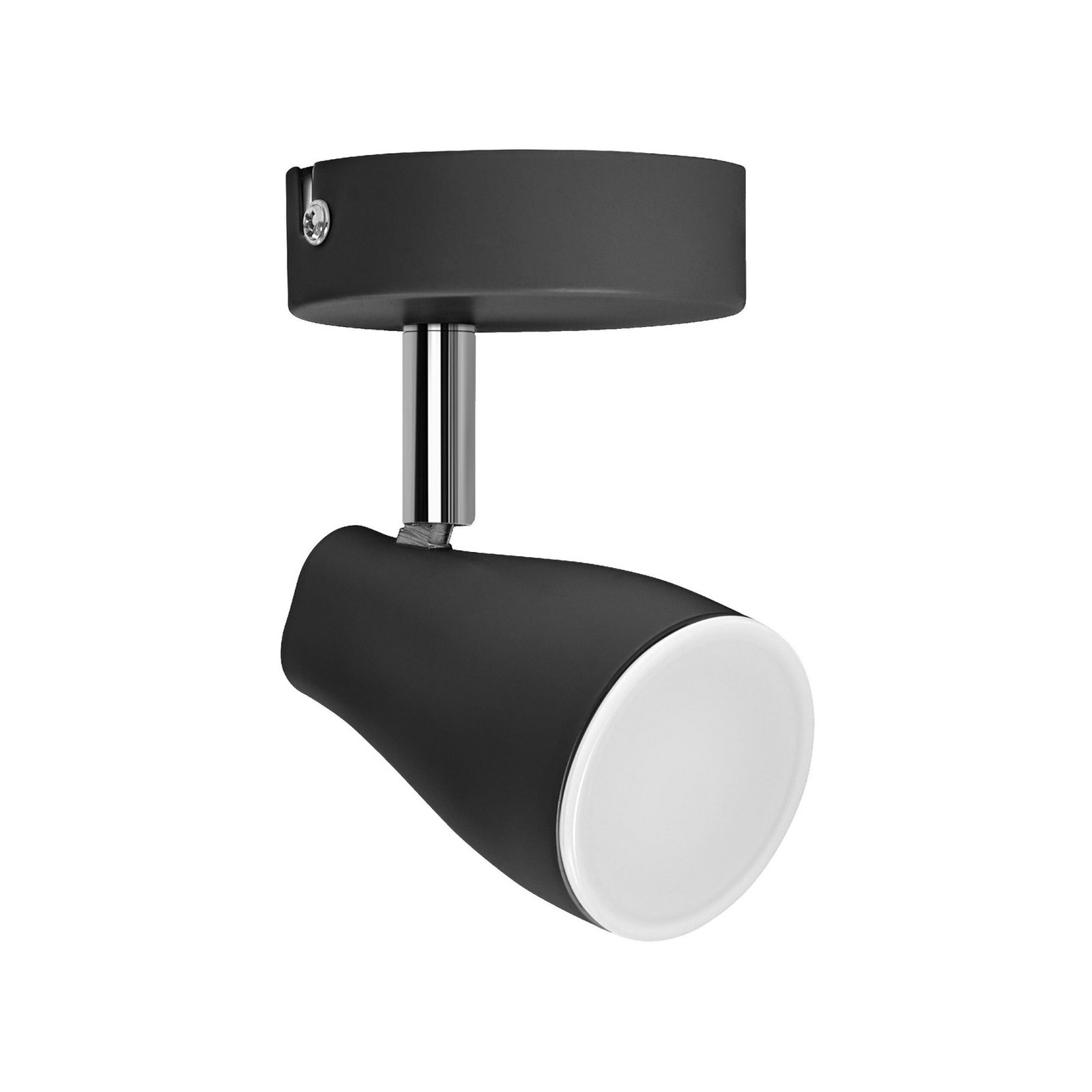 OSRAM Deckenstrahler PEAR, schwarz, 1-flg., GU10-LED 2.700 K