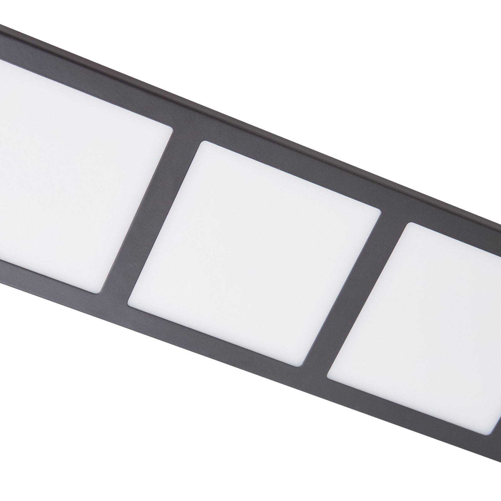 Lindby Raymie plafonnier LED, L 56,6 cm, RGBW