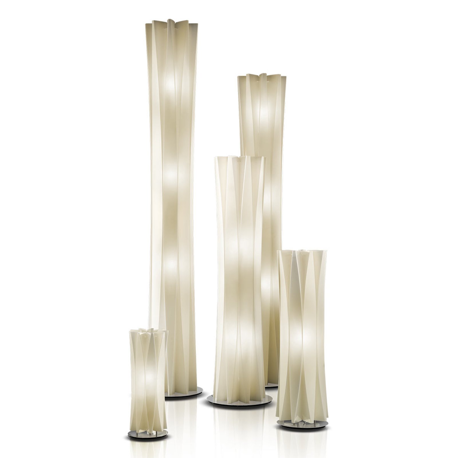 Slamp Bach vloerlamp, hoogte 161 cm, goud