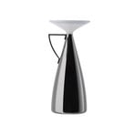 Camomille LED rechargeable table lamp, dark grey, height 24 cm - Kartell