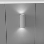 Parma wall light, plaster, 8 x 20 cm