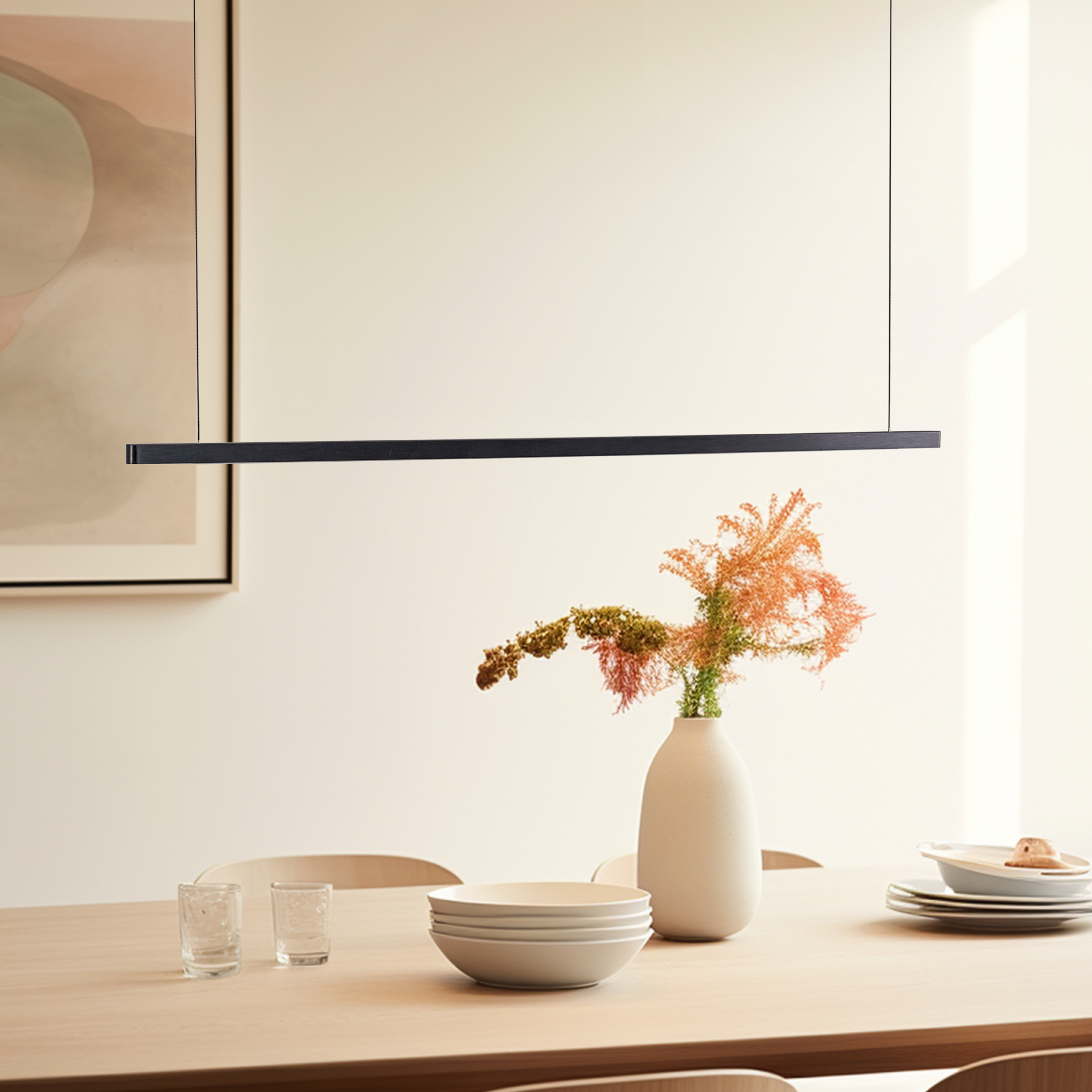 Quitani Talon LED κρεμαστό φωτιστικό μαύρο ανοδιωμένο 24W