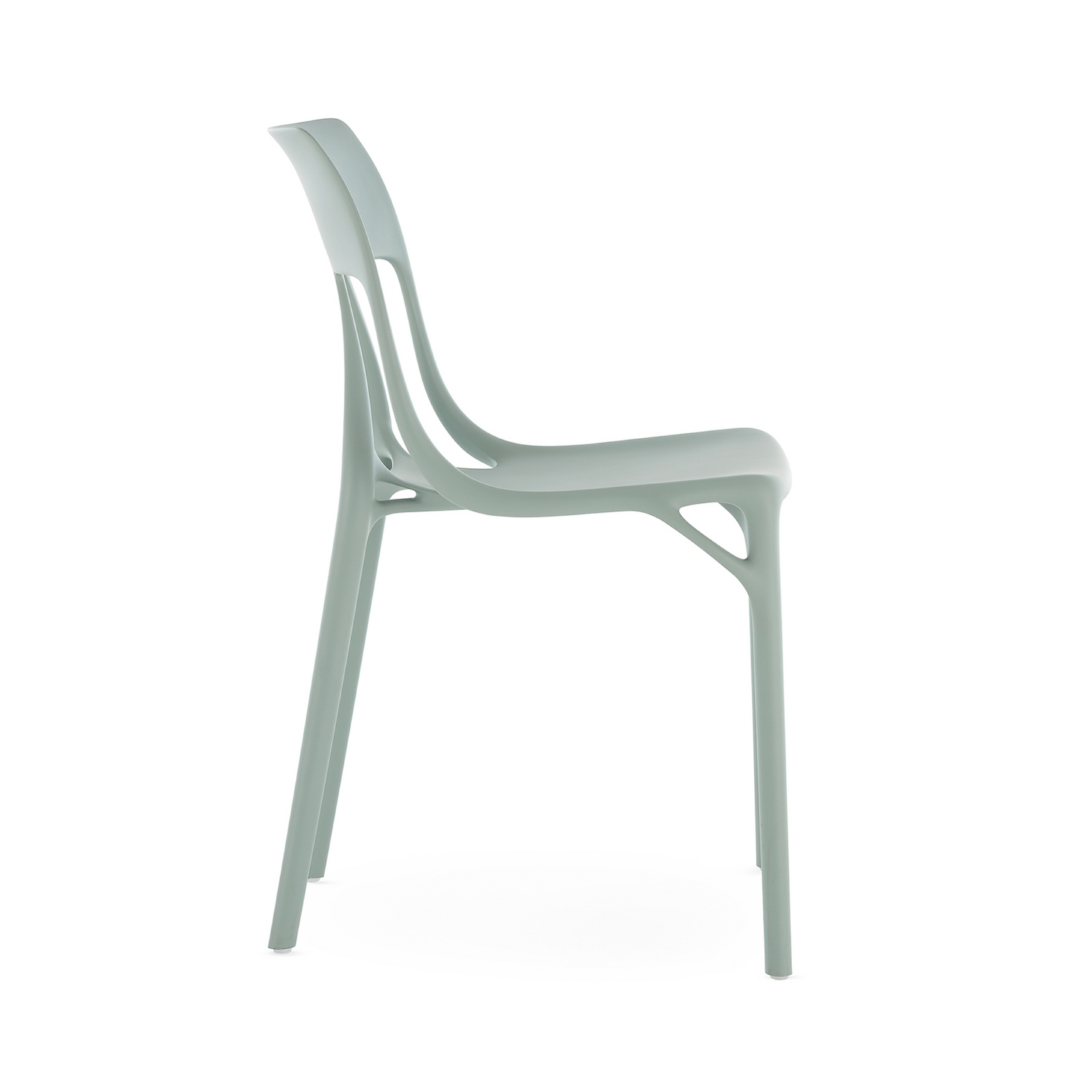 Chaises A.I. Lite, vert Hauteur 80 cm, lot de 2 - Kartell