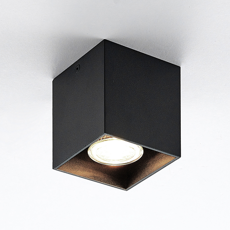 ELC Efey Deckenlampe, GU10, eckig, schwarz