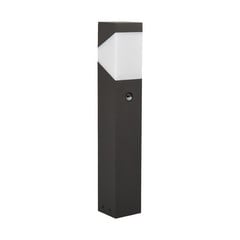 Lucande Baliza Kiran, 60 cm, sensor, gris, IP44, E27