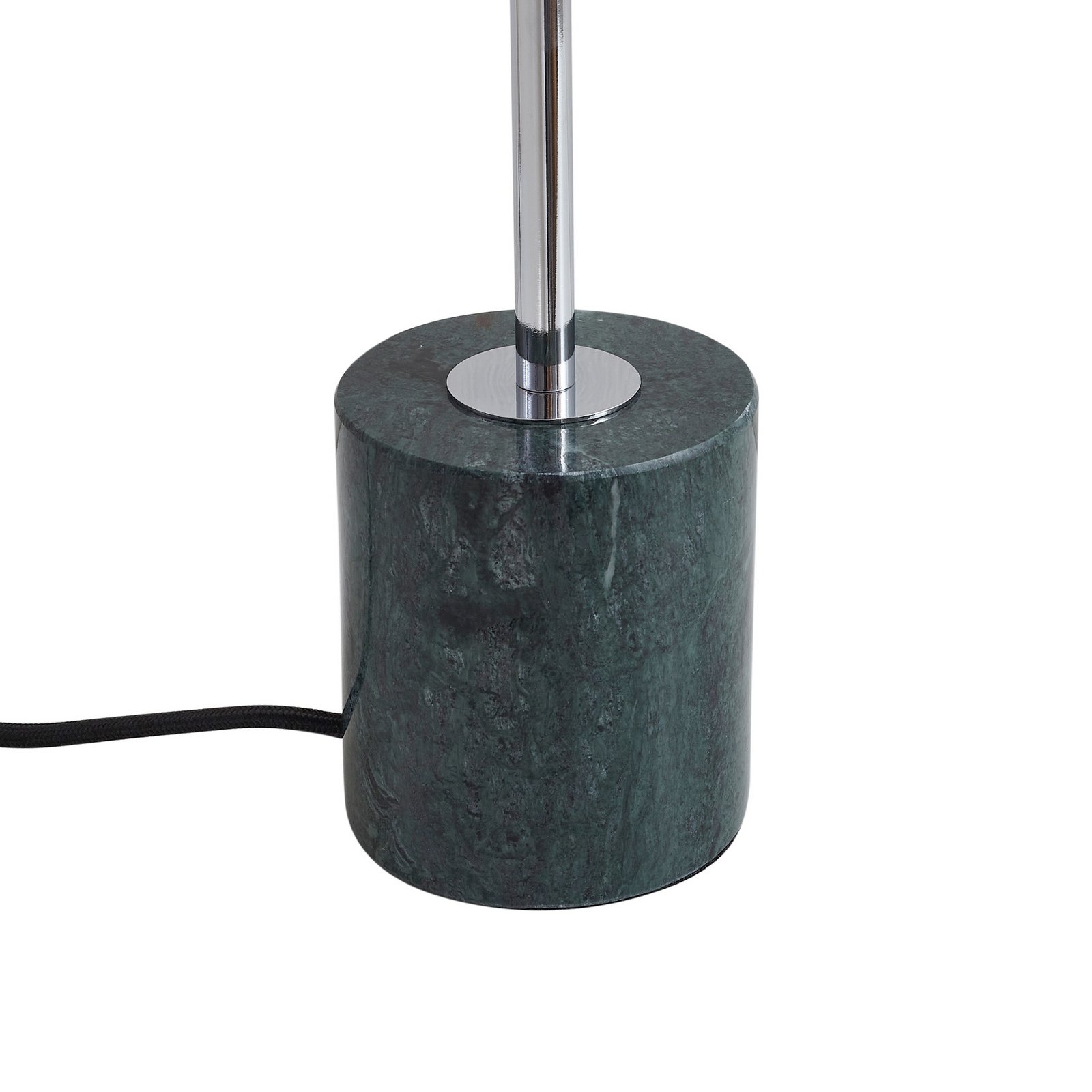 Lindby Tischleuchte Branford, 46 cm, grün, Metall/Marmor