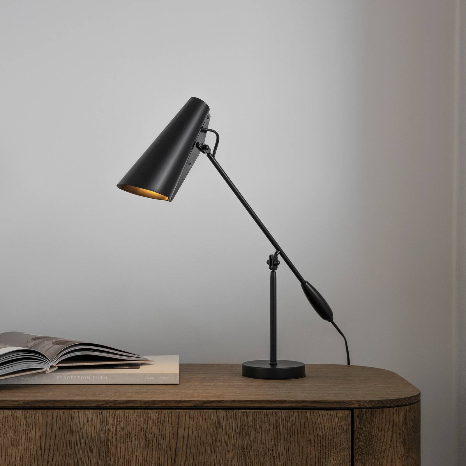 Northern Birdy - lampe à poser en noir