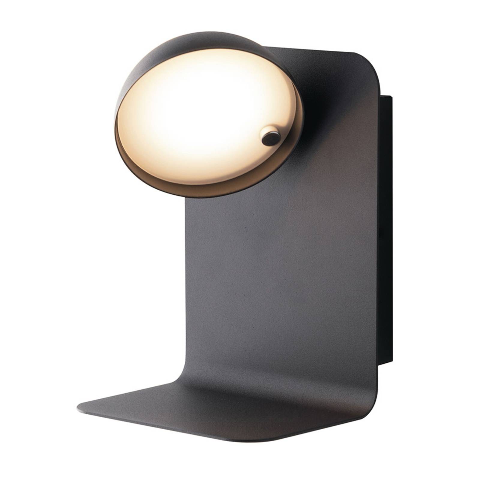 Eco-Light Boing LED wall light black, for Bedroom, metal, 5 W, W: 14 cm, H: 19 cm