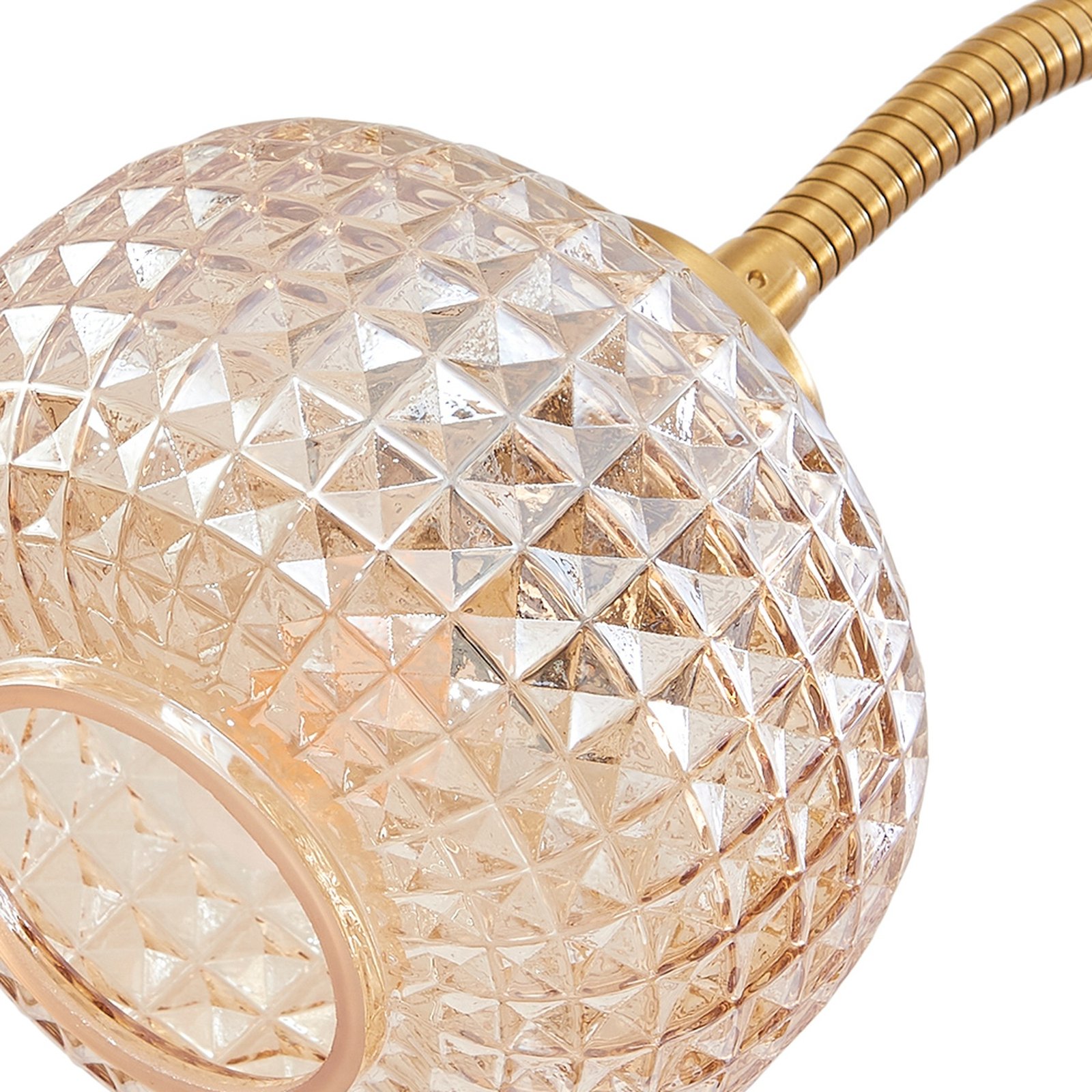 Aliette Floor Lamp Gold/Amber - Lindby