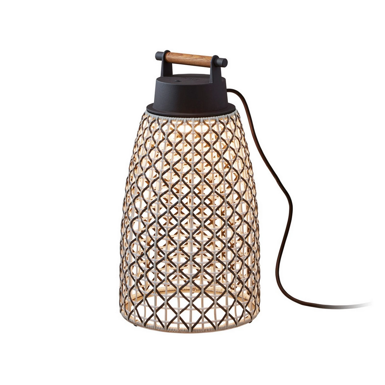 Bover Nans M/49 LED-Tischleuchte für außen, braun
