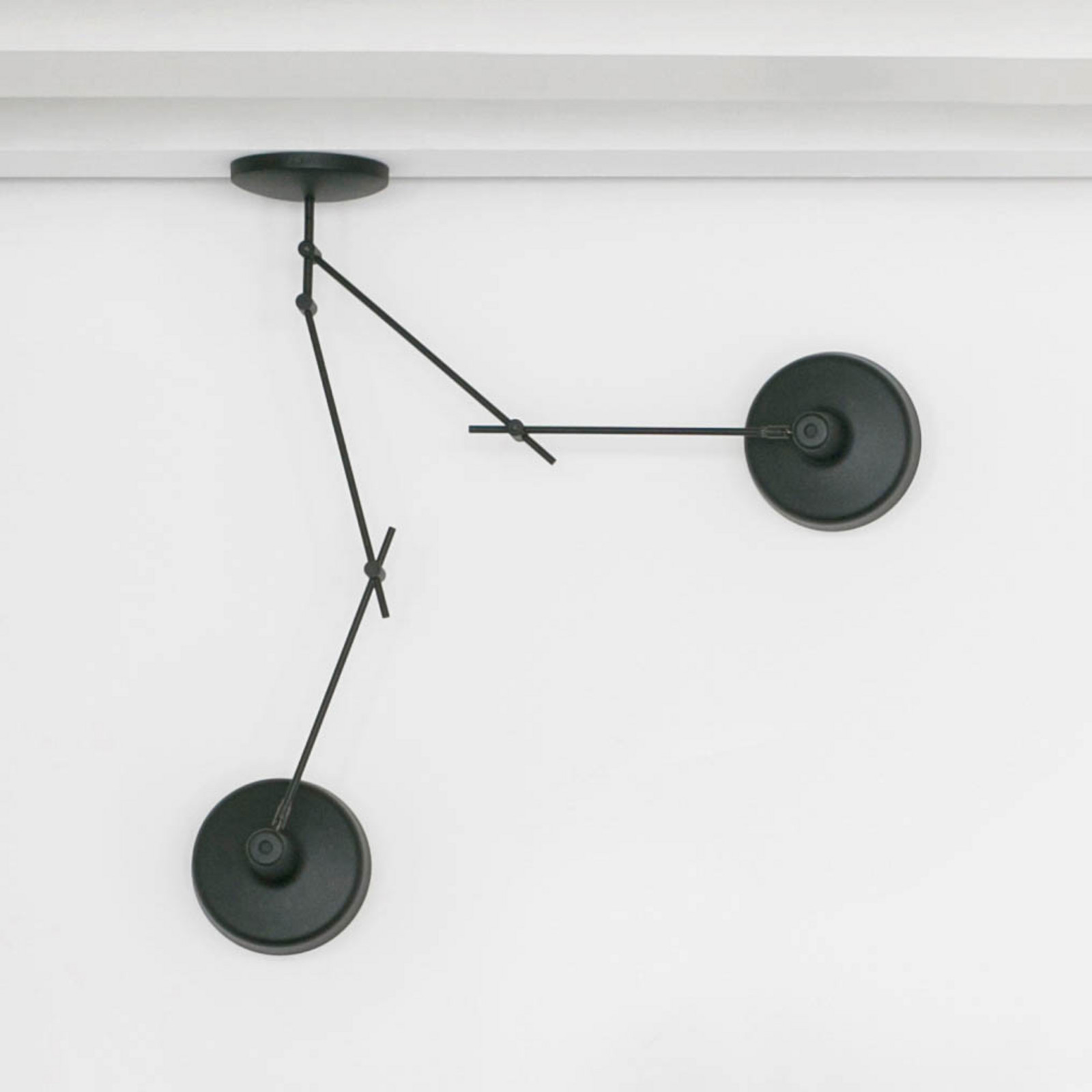 GRUPA Arigato plafonieră cu 2 lumini 110cm negru