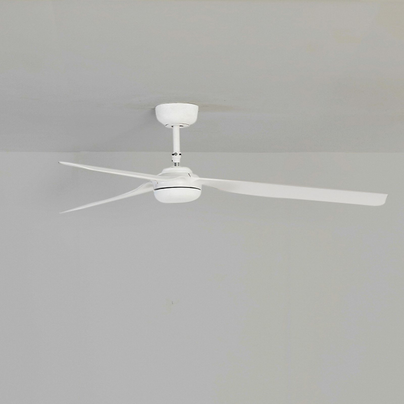 Punt M ceiling fan, DC 3 blades, white