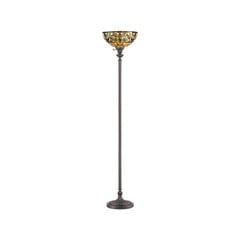 Lampa oświetlająca sufit Kami klosz styl Tiffany