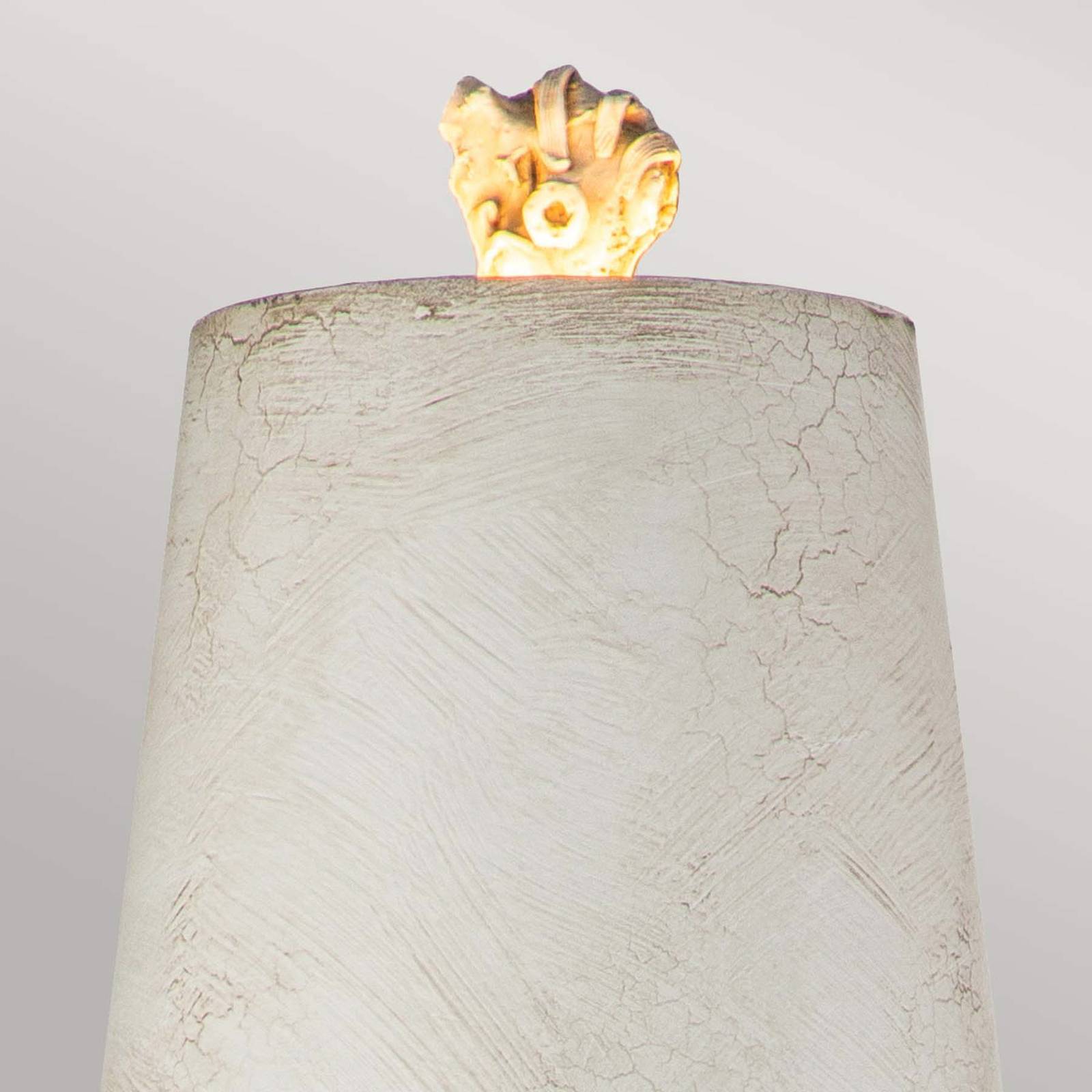 Elstead swirl asztali lámpa antik fehér színben