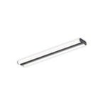 Helestra LED mirror lamp LOOM, length 60 cm, black, IP44