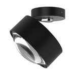 Puk Maxx Move LED spot, clear lens, matt black