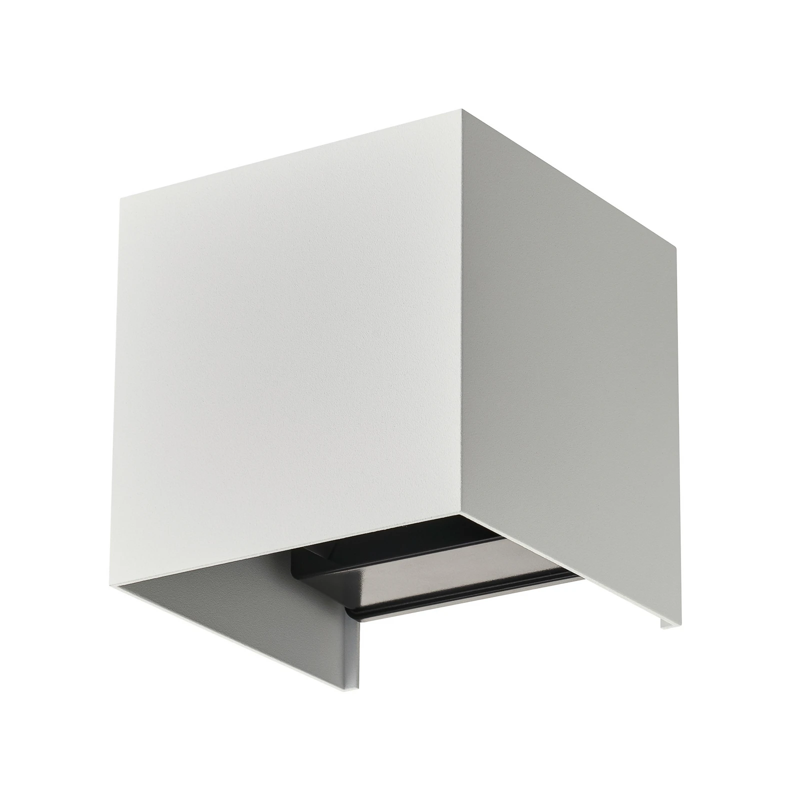 Lindby Smart vanjska zidna LED svjetiljka Dara, 10 cm, bijela, CCT Tuya