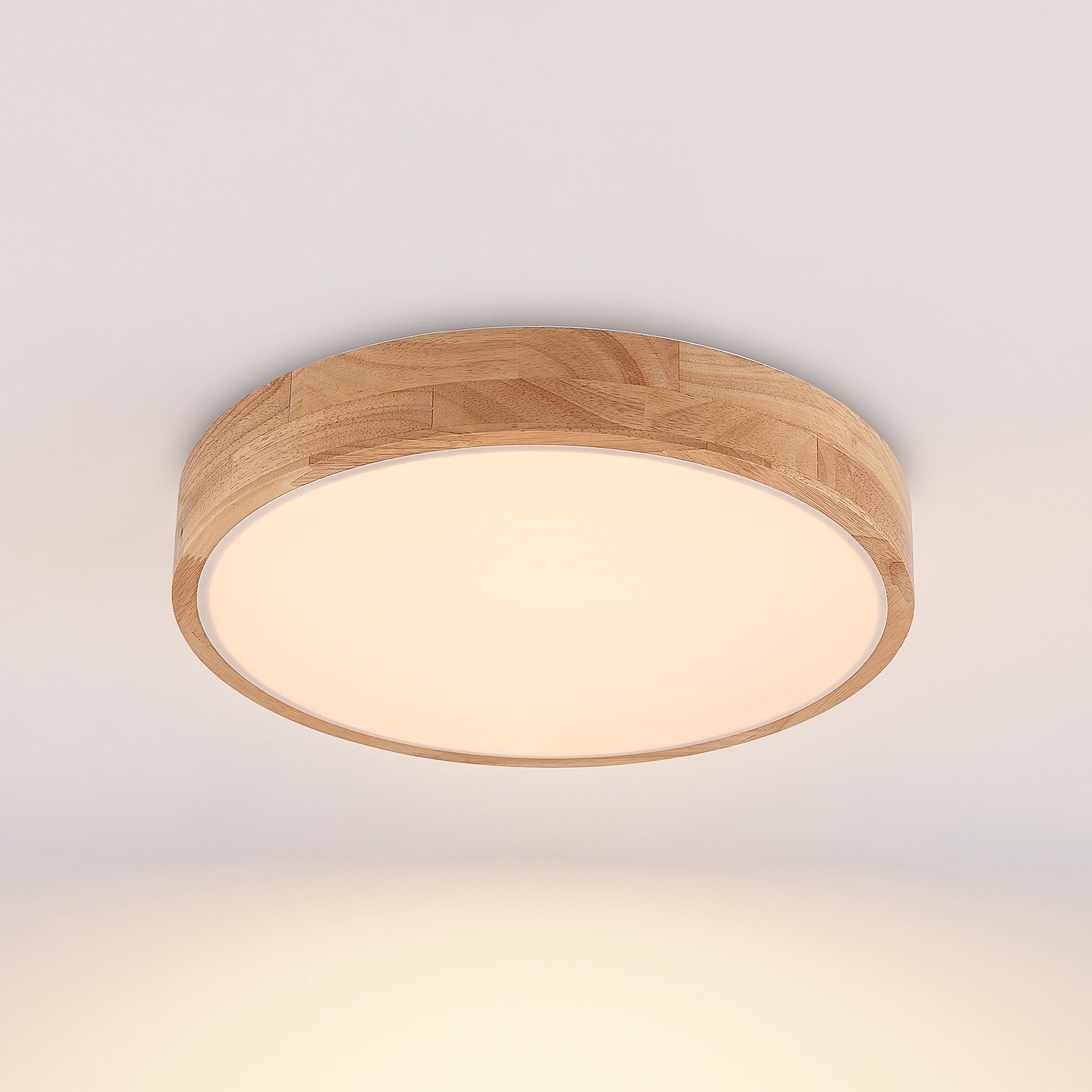 Milada Loftlampe Wood/White - Lindby