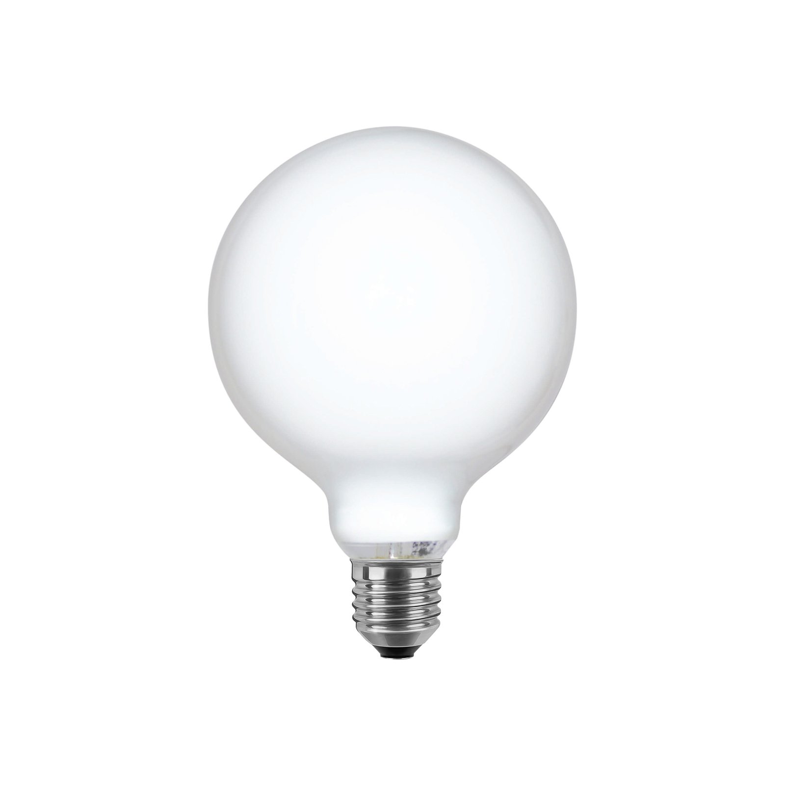 Segula LED E27 6W Globo 24V DC opal 927 com iluminação ambiente