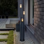 Boston lamp post, 3-bulb, anthracite