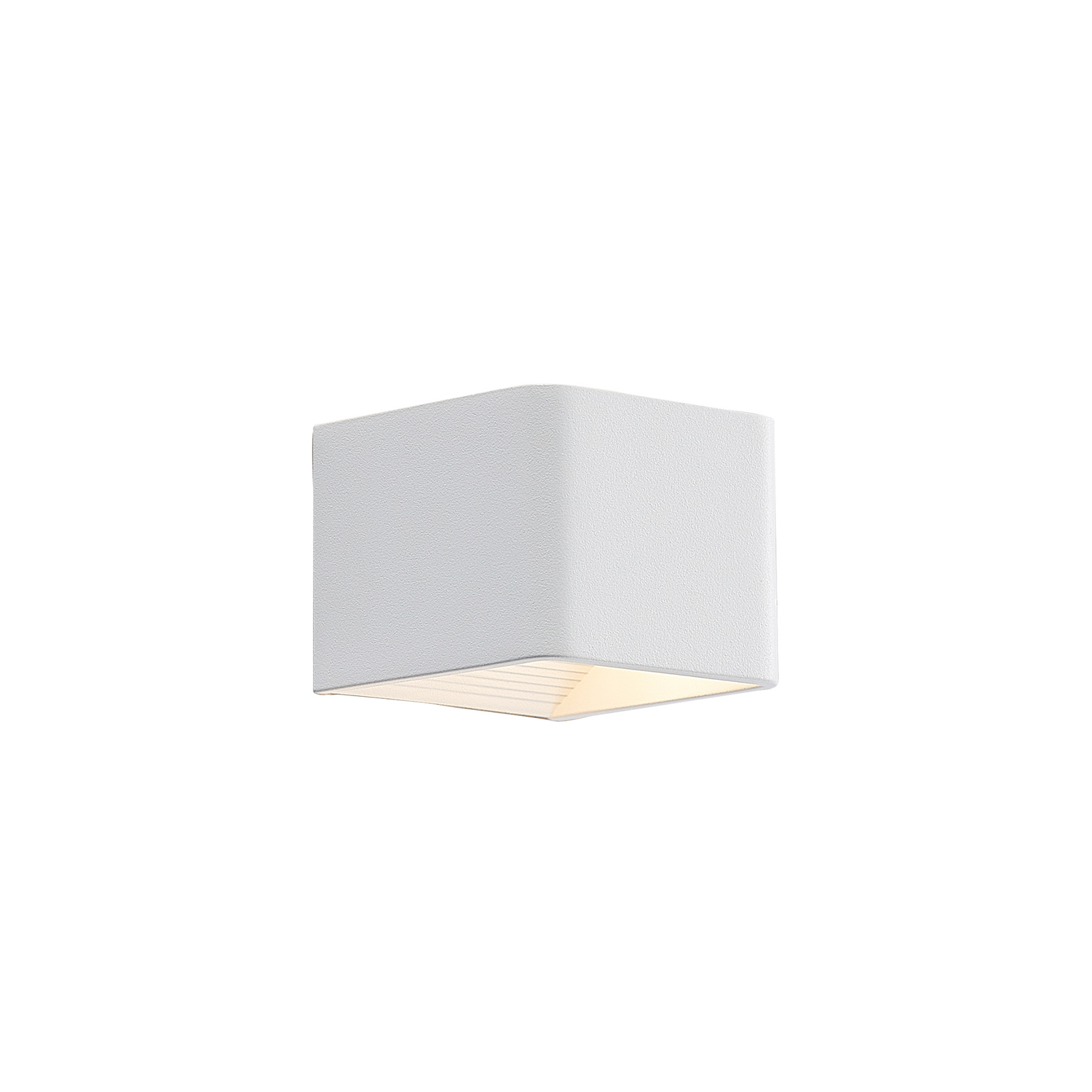 Arcchio Karam LED-vegglampe, 10 cm, hvit