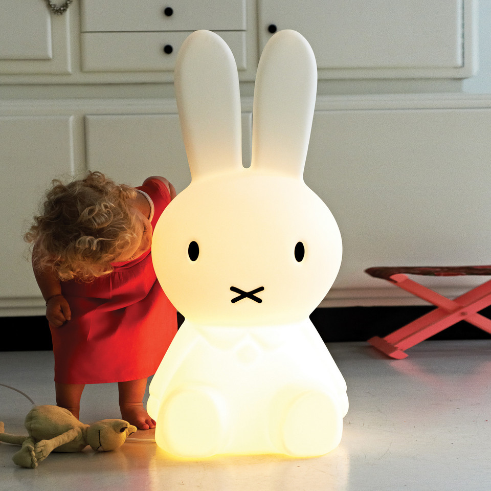 Mr Maria Miffy High Light LED-bordslampa med batteri, vit från Mr Maria