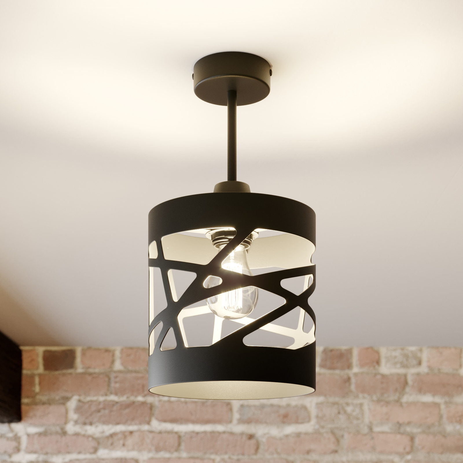 Modul Frez ceiling lamp sample shade 17.5cm black
