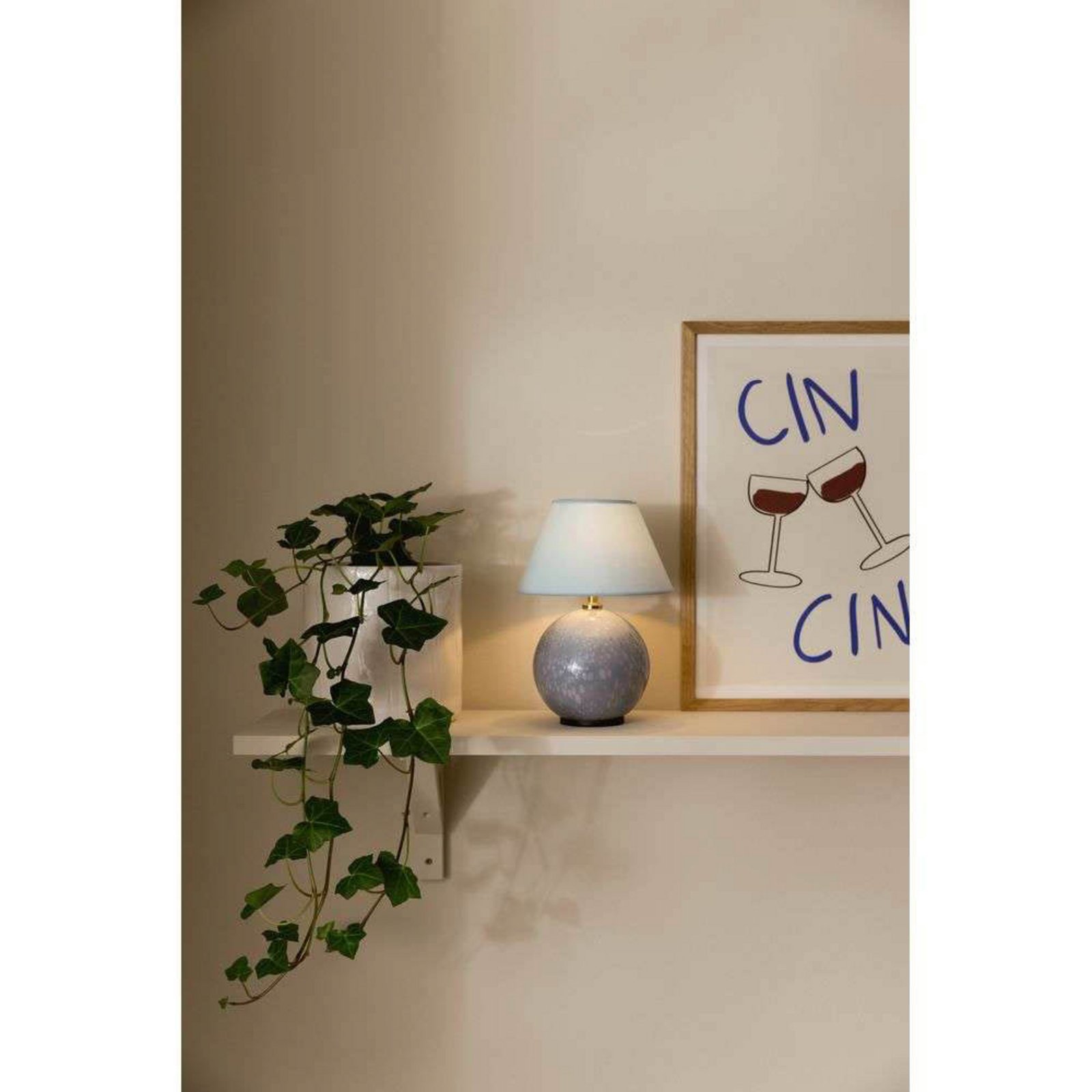 Iris 16 Portable Stalinis Šviestuvas Dove Blue - Globen Lighting Iris 16 Portable Stalinis Šviestuvas Dove Blue - Globen Lighting