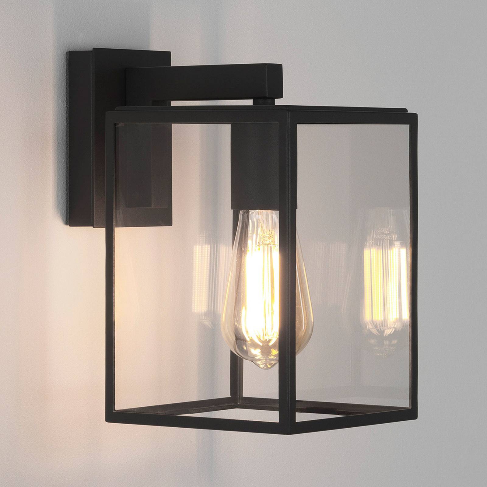Astro Outdoor Wall Light - Lantern - dimmable - Modern - Black