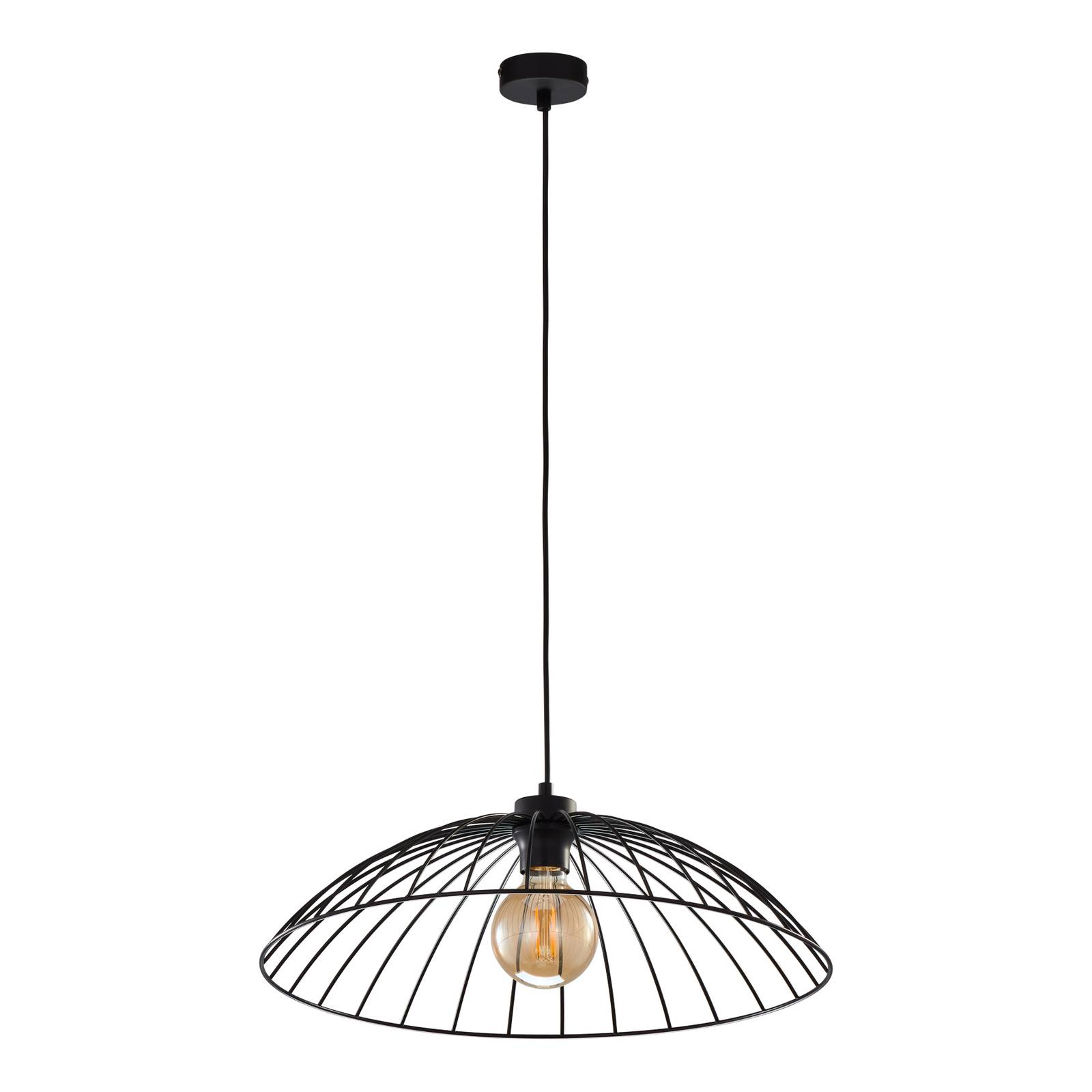 Pendellampa Barbella med burskärm Ø 50 cm