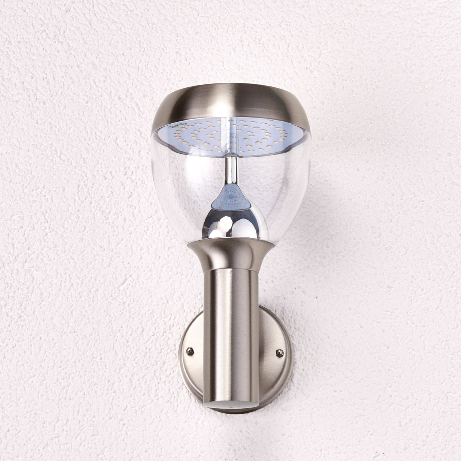 Etta LEDAußenwandleuchte aus Edelstahl kaufen Lampenwelt.ch